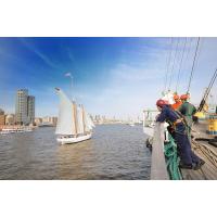 4450_3175 Segelschiff vor Hamburg Altona zur Einlaufparade des Hamburger Hafengeburtstages. | Hafengeburtstag Hamburg - groesstes Hafenfest der Welt